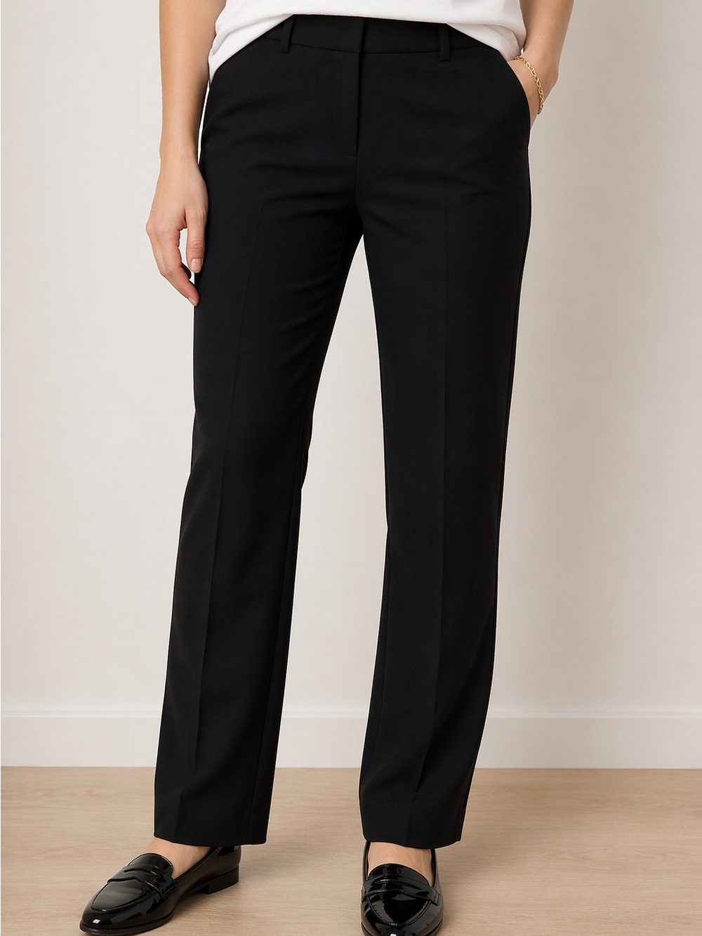 Calvin Klein Black Women's Dress Trousers